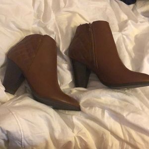 Brown booties